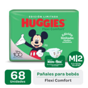Huggies Flexi Comfort M x 68un. Disney
