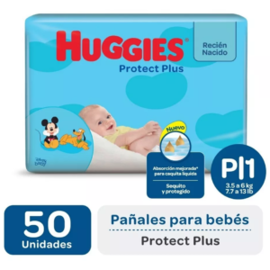 Huggies Protect Plus P x 50un.