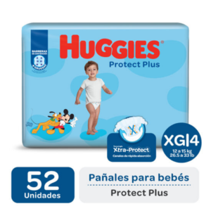 Huggies Protect Plus XG x 52un.