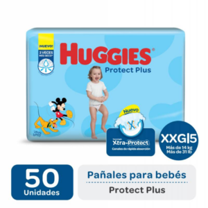 Huggies Protect Plus XXG x 50un.