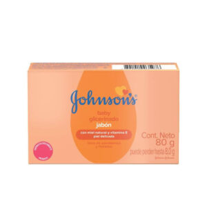 J&J Jabon Glicerina C/Miel x 80gr (Naranja)