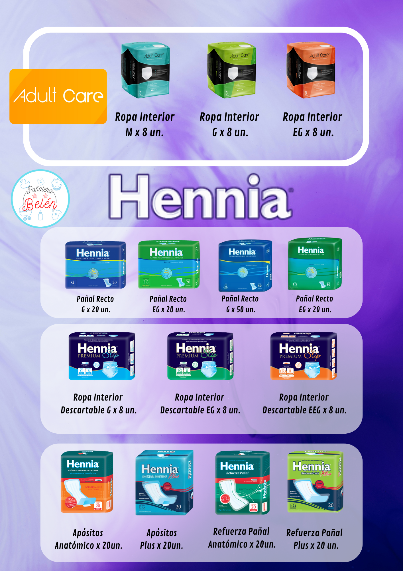 Adult - Hennia